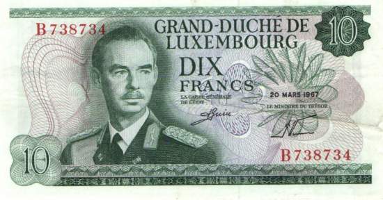 10 Francs 20.3.1967